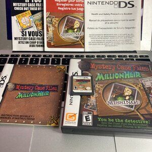 Mystery case Files MillionHeir for Nintendo DS